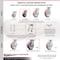 Service Caster 5 Inch Kingpinless Poly on Aluminum Wheel Caster Brakes 2 Rigid SCC, 2PK SCC-KP30S520-PAR-SLB-2-R-2 - alternate 4